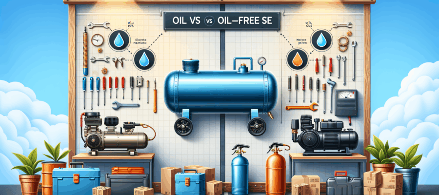 Vergleich: Oel- vs. oelfreier Kompressor – Vor- und Nachteile im Ueberblick