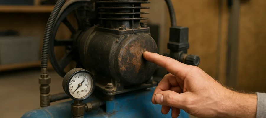 Anzeichen fuer Verschleiss am Kompressor erkennen und richtig handeln