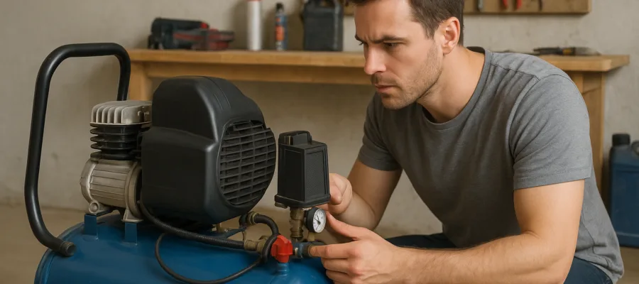 Regelmaessige Kompressor Inspektion: Was laesst sich leicht selbst pruefen?