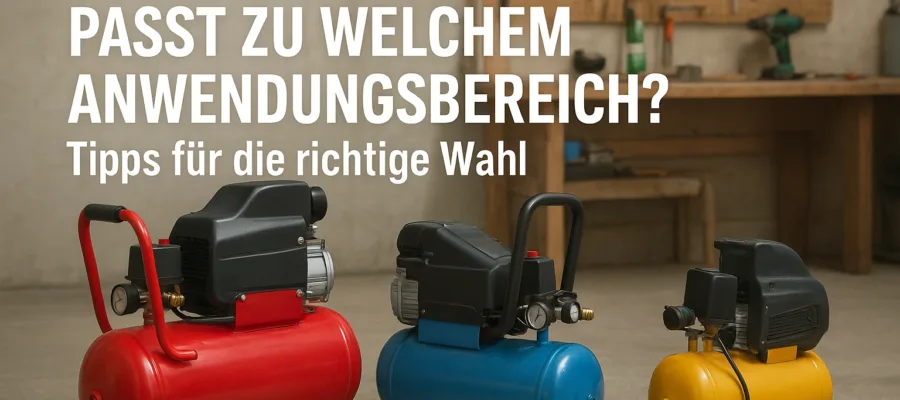 Welcher Kompressor passt zu welchem Anwendungsbereich? Tipps fuer die richtige Wahl