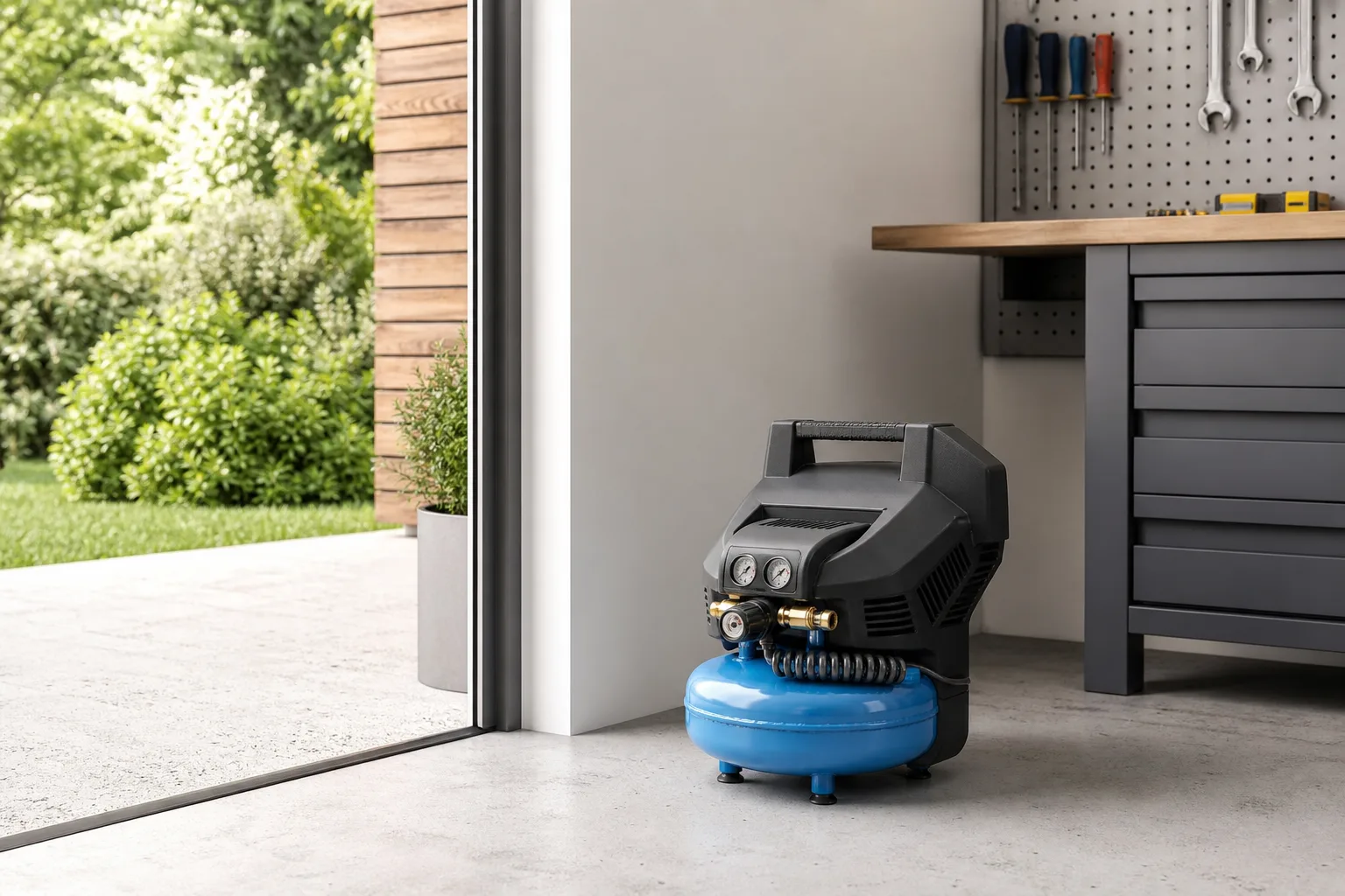 Leise Kompressoren fuer den Gebrauch in der Wohnung oder im Garten
